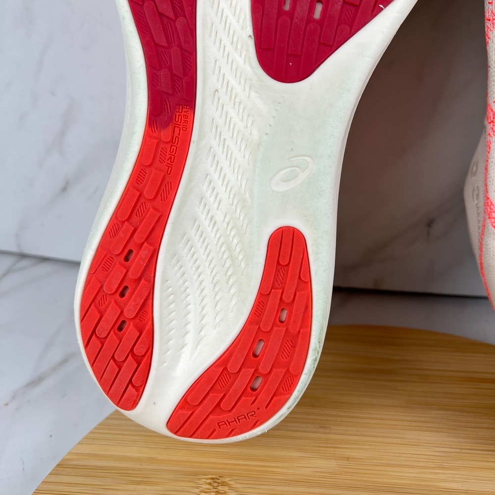 Asics Nimbus Mirai Paris Team Japan Mens Size 11 White Sunrise Red Running Shoes - Picture 9 of 13